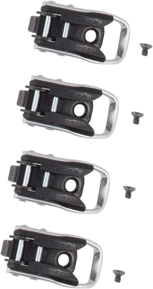 ALPINESTARS Tech 10 Boot Buckle - With Screw - Black 25LET14-10