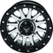 QuadBoss Wagon 14X7 4+3 4/156 Black Machined
