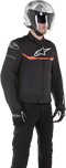 ALPINESTARS T-SP S Waterproof Jacket - Black/Red Fluo - Large 3200120-1030-L