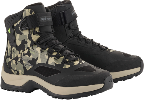 ALPINESTARS CR-6 Drystar? Shoes - Black/Brown/Green - US 9.5 261102016099.5