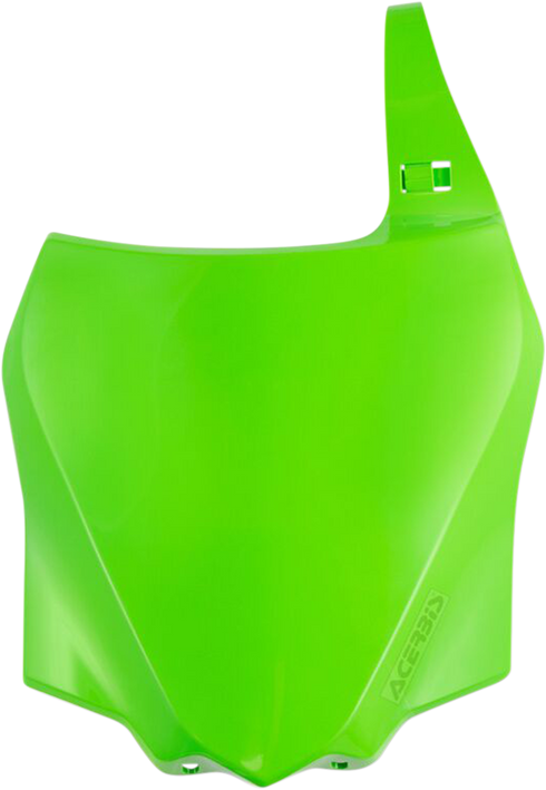 ACERBIS Front Number Plate - Green 2374050403