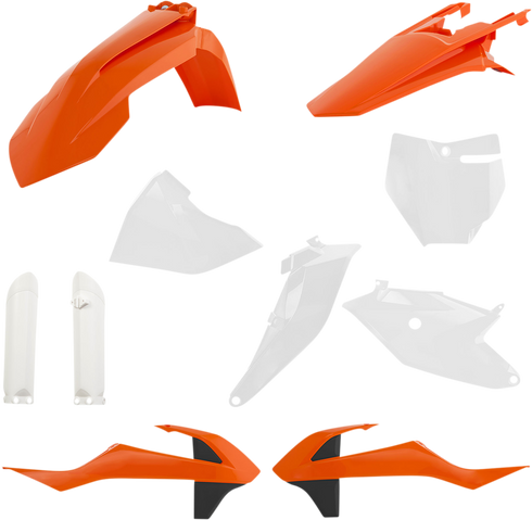 ACERBIS Full Body Kit - '21 OEM Orange/White/Black - KTM | Gas Gas - SX/MC '18-'24 2686027118