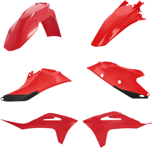 ACERBIS Standard Body Kit - Red/Black - EC 250/350/F/300 '21-'23 2872801018