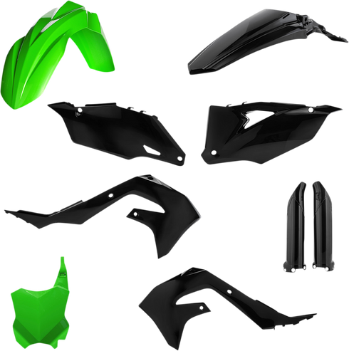 ACERBIS Full Body Kit - Green/Black - Kawasaki - KX '19-'24 2736291089