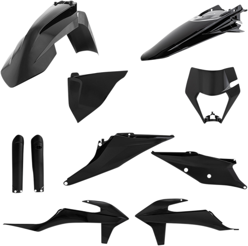 ACERBIS Full Body Kit - Black - KTM - EX/XC '20-'23 2791540001