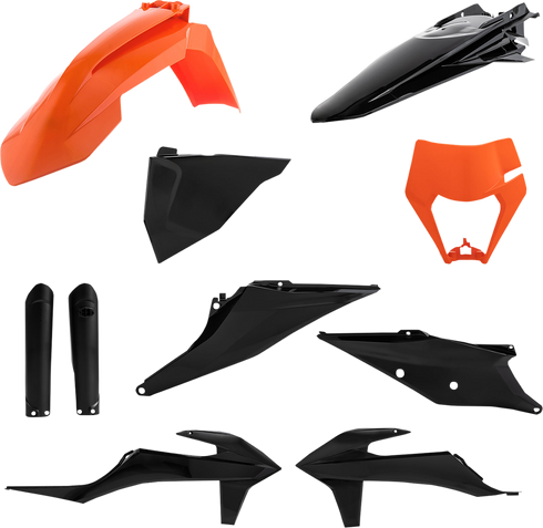ACERBIS Full Body Kit - '16 OEM Orange/Black - KTM - EX/XC '20-'23 2791545225
