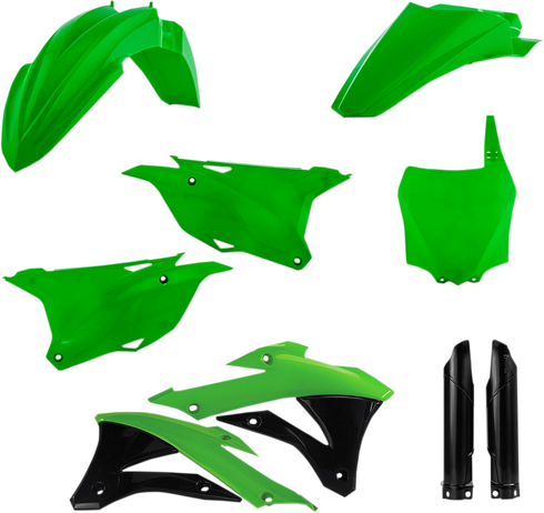 ACERBIS Full Body Kit - '20 OEM Green/Black - Kawasaki - KX '14-'21 2374116812