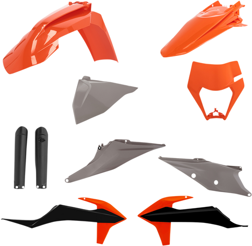 ACERBIS Full Body Kit - '21 OEM Orange/Black/Gray - KTM - EX/XC '20-'23 2791547118