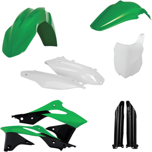ACERBIS Full Body Kit - '16 OEM Green/White/Black - Kawasaki - KX '13-'16 2314185135