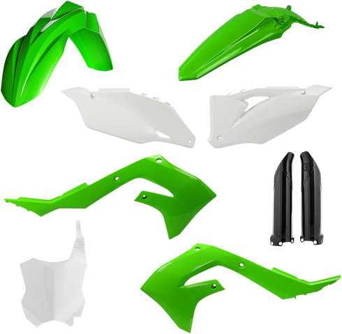 ACERBIS Full Body Kit - '19 OEM Green/White/Black - Kawasaki - KX '19-'24 2736296345