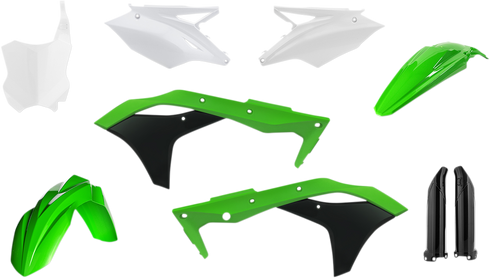 ACERBIS Full Body Kit - '17 OEM Green/Black/White - Kawasaki - KX '17 2630635569