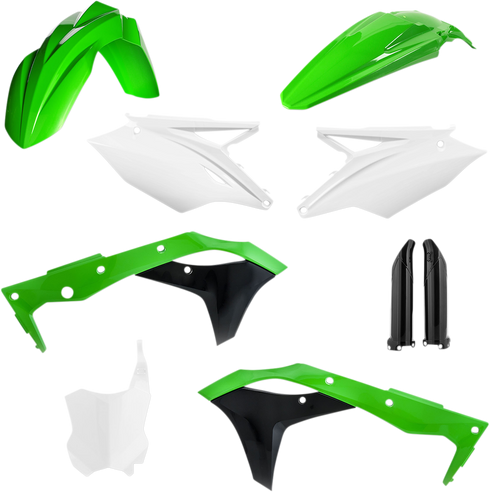 ACERBIS Full Body Kit - '20 OEM Green/White/Black - Kawasaki - KX '18-'20 2685826812