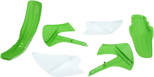 ACERBIS Standard Body Kit - '05 OEM Green/White - KX 85/100 | RM 100 '01-'13 2041090206