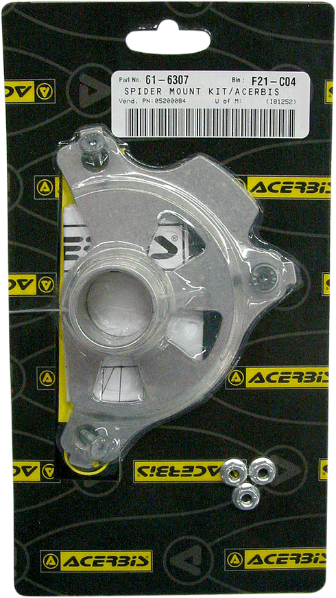 ACERBIS Disc Cover Mount Kit - Unfinished - KTM | Husqvarna '04-'15 2043170059