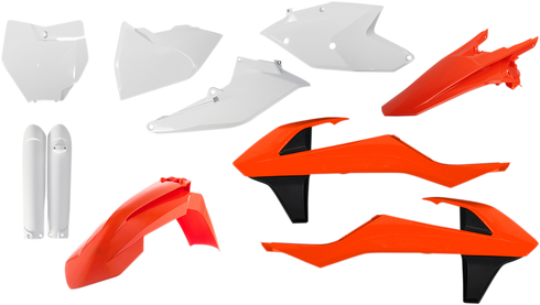 ACERBIS Full Body Kit - '18 OEM Orange/White/Black - KTM - SX/XC '16-'18 2421065909