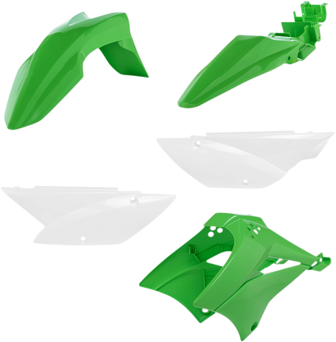 ACERBIS Standard Body Kit - '11-'22 OEM Green/White - KLX 110/L '10-'20 2780500145