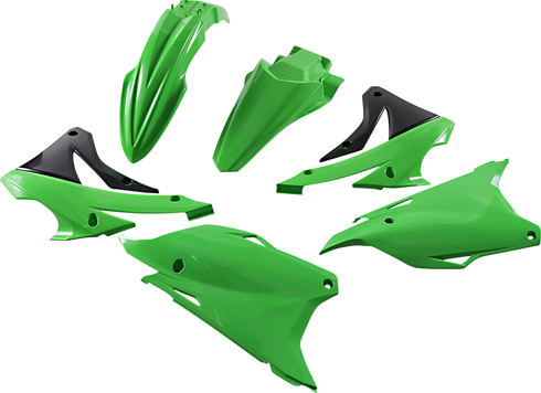 ACERBIS Standard Body Kit - '20 OEM Green/Black - KX 85/100 '14-'21 2374106812