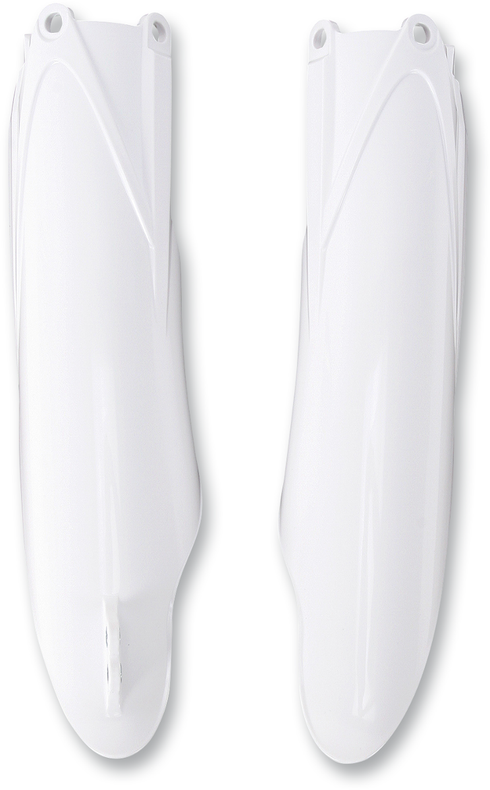 ACERBIS Fork Covers - Lower - White - Yamaha 2171840002