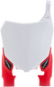 ACERBIS Raptor Number Plate - White/Red 2527411030