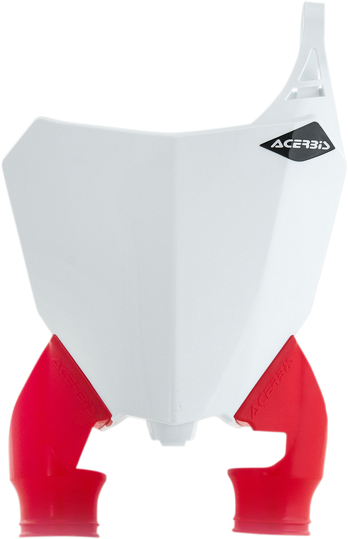 ACERBIS Raptor Number Plate - White/Red 2630771030
