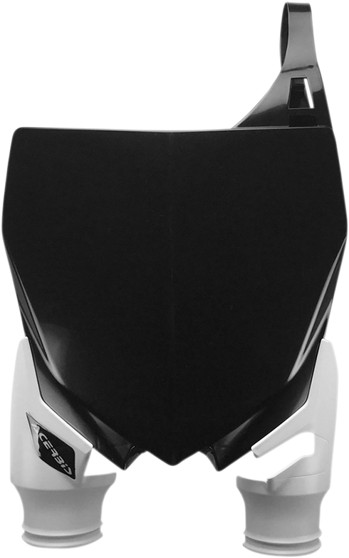 ACERBIS Raptor Number Plate - Black/White 2527401007