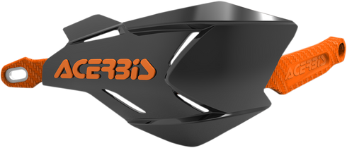 ACERBIS X-Factory Handguards - Black/Orange 2634661009