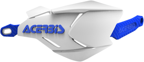 ACERBIS X-Factory Handguards - White/Blue 2634661029