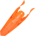 ACERBIS Rear Fender - KTM Orange - KTM '12-'16 2250380237