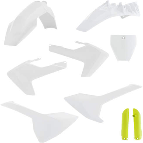 ACERBIS Full Body Kit - '20 OEM White/Yellow - Husqvarna - TC '18-'24 2686466812