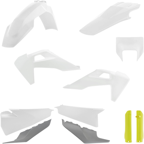 ACERBIS Full Body Kit - '20 OEM White/Yellow/Gray - Husqvarna - FE/TE '20-'23 2791536812