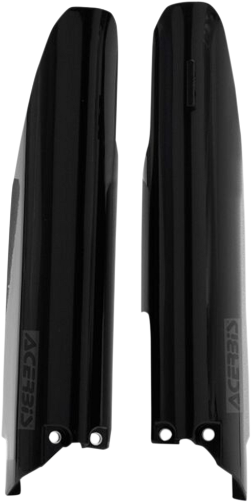 ACERBIS Fork Covers - Lower - Black 2113730001