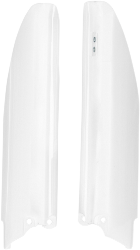 ACERBIS Fork Covers - Lower - White - Suzuki 2686520002