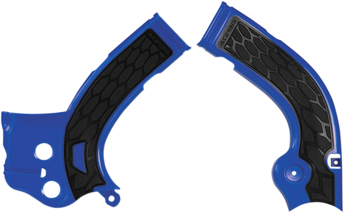 ACERBIS X-Grip Frame Guards - Blue/Black - YZ 250/450 F 2374261034