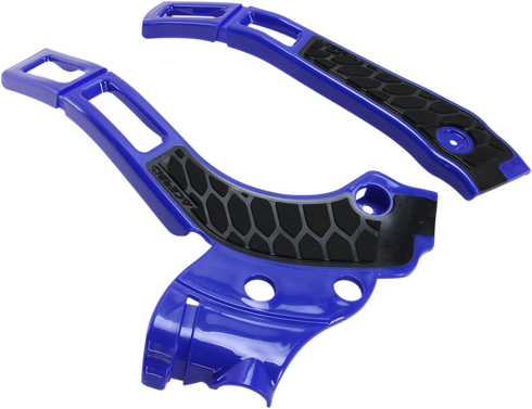 ACERBIS X-Grip Frame Guards - Blue/Black - YZ 125/250/X 2464741034