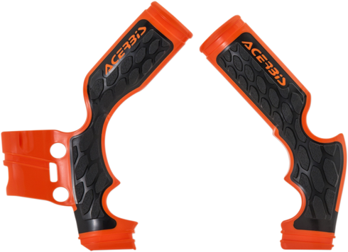 ACERBIS X-Grip Frame Guards - '16 OEM Orange/Black - SX65 | TC65 | MC65 2688765225