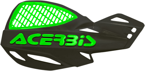 ACERBIS Vented Uniko Handguards - Black/Green 2072671043
