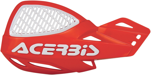 ACERBIS Vented Uniko Handguards - Red/White 2072671005