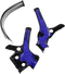 ACERBIS X-Grip Frame Guards - Black/Blue - YZ 65 2736381004