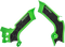 ACERBIS X-Grip Frame Guards - Green/Black - KX 250/450 2742601089