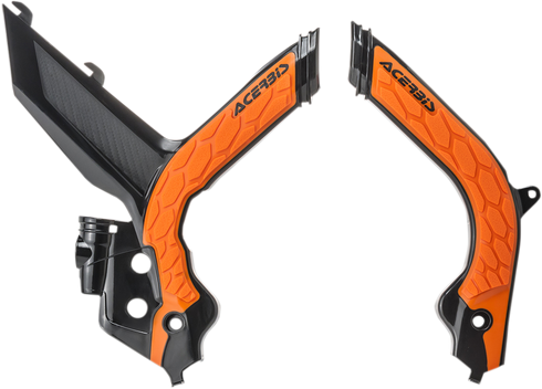 ACERBIS X-Grip Frame Guards - '16 OEM OrangeBlack - KTM 2783155229