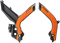 ACERBIS X-Grip Frame Guards - '16 OEM OrangeBlack - KTM 2783155229