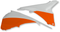 ACERBIS Airbox Cover - '16 OEM Orange/White 2374125412