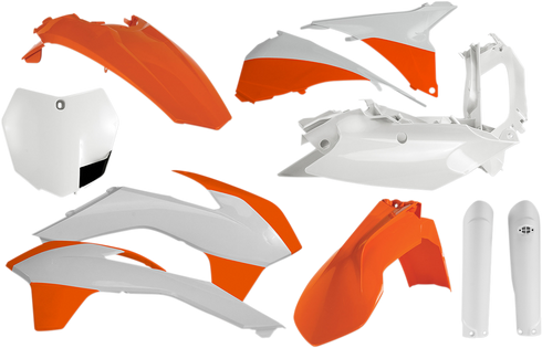 ACERBIS Full Body Kit - '15 OEM Orange/White/Black - KTM - SX/XC '15-'16 2403094891