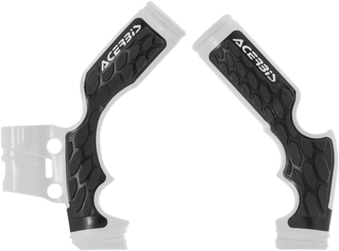 ACERBIS X-Grip Frame Guards - White/Black - SX65 | TC65 | MC65 2688760001