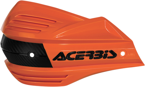 ACERBIS X-Factor Replacement Handshields - Orange/Black 2393481008