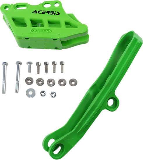 ACERBIS Chain Guide 2.0 and Slider Kit - Green - Kawasaki 2734950006