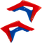 ACERBIS Radiator Shrouds - Red/Blue 2630661228