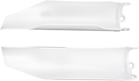 ACERBIS Fork Covers - Lower - White 2113710002