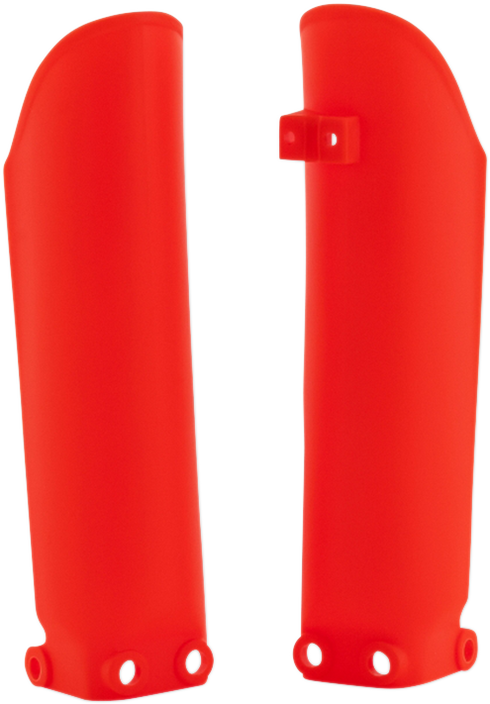 ACERBIS Lower Fork Covers for Inverted Forks - Fluorescent Orange 2253024617