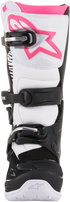 ALPINESTARS Stella Tech 3 Boots - Black/White/Pink - US 9 / EU 41 2013218-130-9